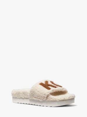 Tyra Sherpa Slide Sandal 